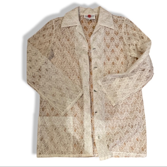 Vintage lace blouse - Picture 1 of 2